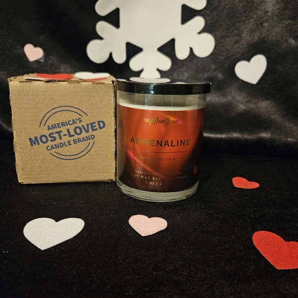 NWT Bath and Body Works Adrenaline Single Wick Candle - Red and Black - Picture 5 of 5